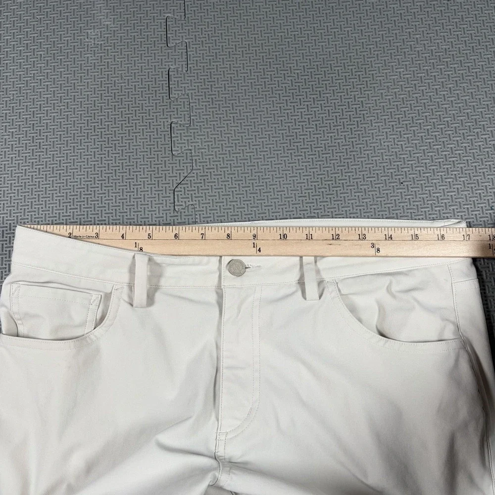 G/FORE Pants Mens 34x28 Cream Stretch 5 Pocket Performance Golf Core Chino